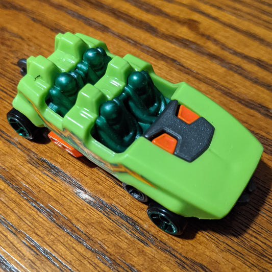 Loopster (Lime Green Hands Down) - HW Fun Park - Hot Wheels Basic Loose (2020)