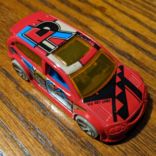 Audacious (Red) - HW Art Cars - Hot Wheels Basic Loose (2021)