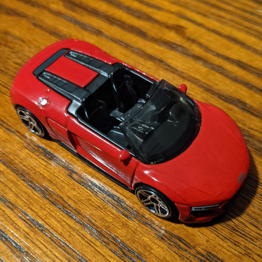 2019 Audi R8 Spyder (Red) - Factory Fresh - Hot Wheels Basic Loose (2020)