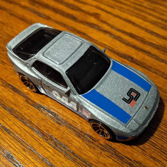 '89 Porsche 944 Turbo (Silver) - HW Turbo - Hot Wheels Basic Loose (2021)