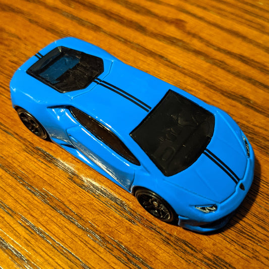 Lamborghini Huracan LP 610-4 (Blue) - Multipack Exclusive - Hot Wheels Basic Loose (2021)