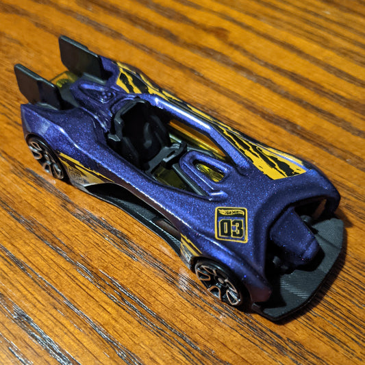 Electro Silhouette (Dark Purple) - Multipack Exclusive - Hot Wheels Basic Loose (2021)