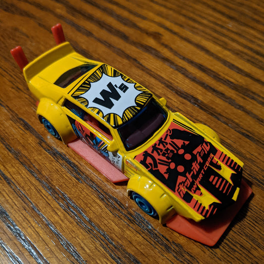 Mad Manga (Yellow) - HW Art Cars - Hot Wheels Basic Loose (2021)