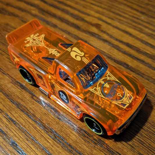 Draftnator (Clear Orange) - X-Raycers - Hot Wheels Basic Loose (2021)
