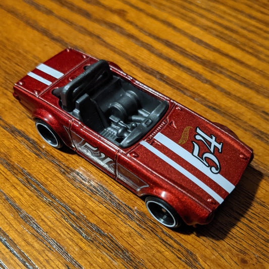 Triumph TR6 (Metalflake Dark Red) - HW Race Day - Hot Wheels Basic Loose (2021)