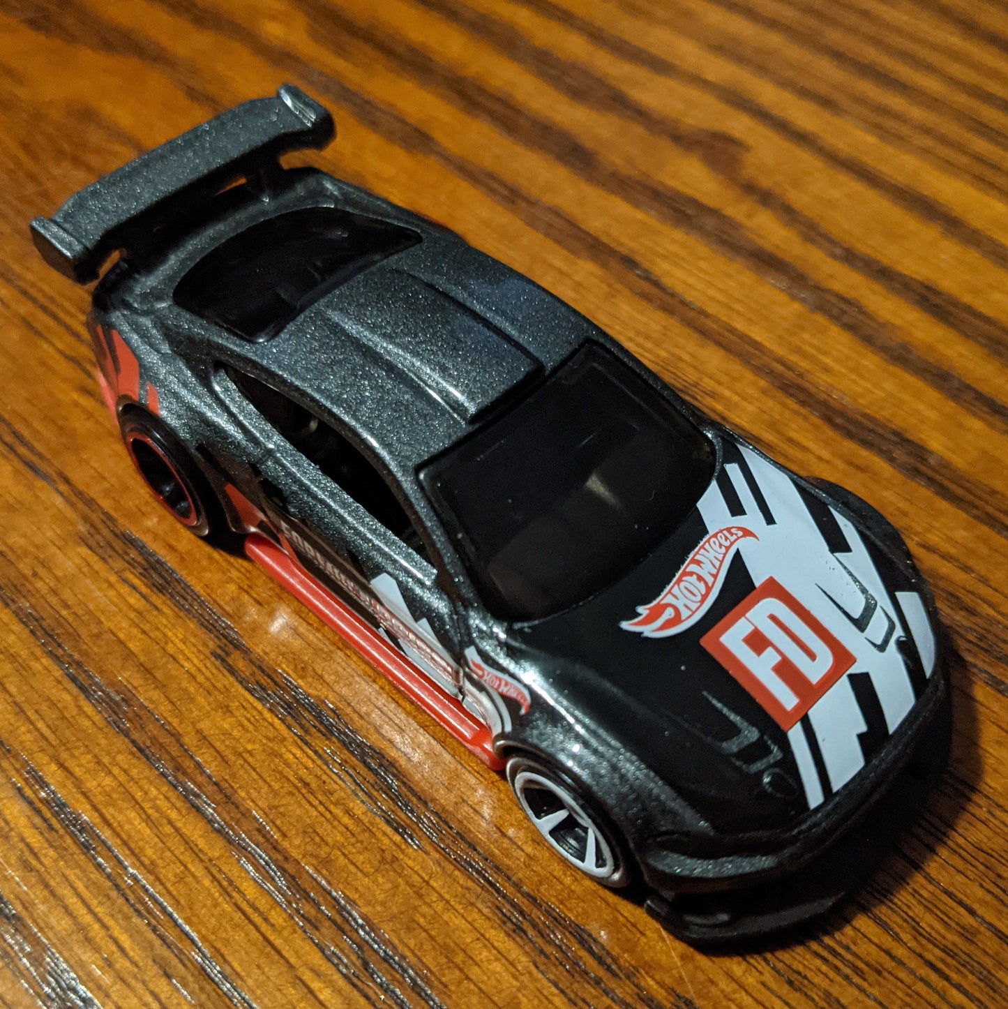 Custom '18 Ford Mustang GT (Black) - HW Drift - Hot Wheels Basic Loose (2021)