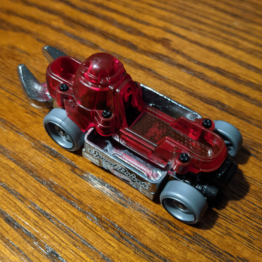 Speed Driver (Transparent Red) - Experimotors - Hot Wheels Basic Loose (2021)
