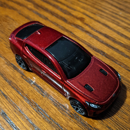 2019 Kia Stinger GT (Metalflake Red) - HW Turbo - Hot Wheels Basic Loose (2021)
