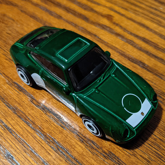 '96 Porsche Carrera (Dark Green) - HW Dream Garage - Hot Wheels Basic Loose (2021)