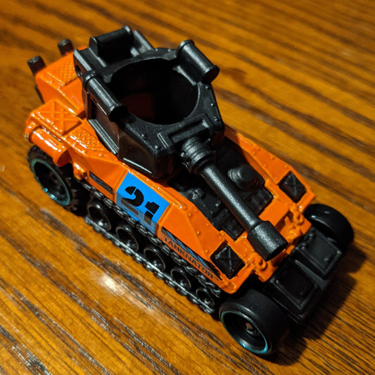 Tanknator (Orange) - Experimotors - Hot Wheels Basic Loose (2021)