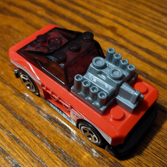 Custom Small Block (Red) - Experimotors - Hot Wheels Basic Loose (2021)
