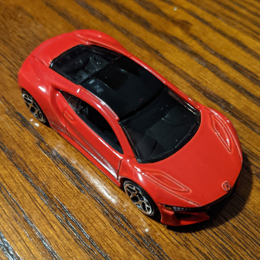 '17 Acura NSX (Red) - HW Turbo - Hot Wheels Basic Loose (2021)