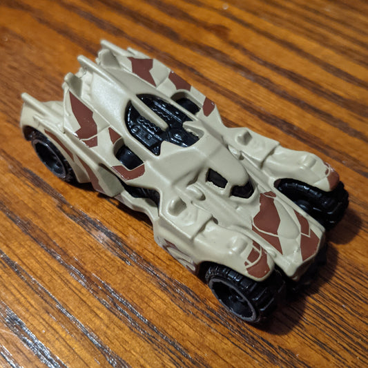 Arkham Knight Batmobile (Matte Tan) - Batman - Hot Wheels Basic Loose (2021)