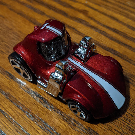 Tooned Twin Mill (Dark Red) - Tooned - Hot Wheels Basic Loose (2021)
