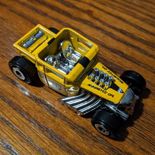 Bone Shaker (Yellow) - Rod Squad - Hot Wheels Basic Loose (2021)