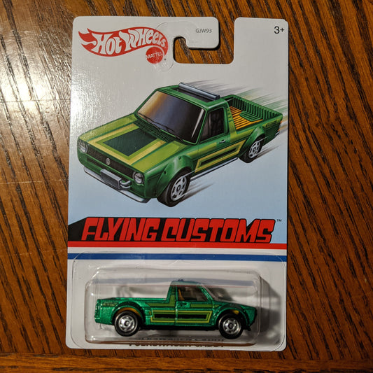 Volkswagen Caddy (Green) - Flying Customs - Hot Wheels Basic (2020)