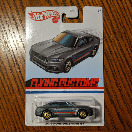 2015 Ford Mustang GT (Gray) - Flying Customs - Hot Wheels Basic (2020)