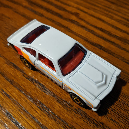 Custom V-8 Vega (White) - Flying Customs - Hot Wheels Basic Loose (2020)