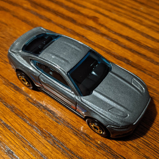 2015 Ford Mustang GT (Gray) - Flying Customs - Hot Wheels Basic Loose (2020)