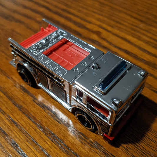Fire Eater (Chrome) - HW City - Hot Wheels Basic Loose (2019)