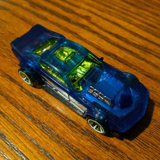 Drift Rod (Clear Dark Blue) - X-Raycers - Hot Wheels Basic Loose (2019)