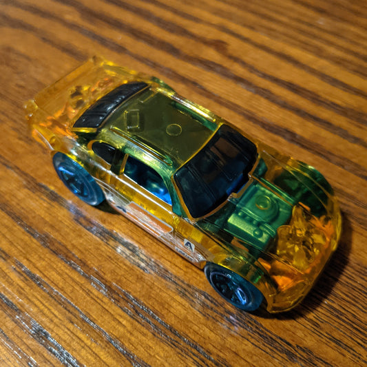 Stockar (Clear Yellow) - X-Raycers - Hot Wheels Basic Loose (2019)
