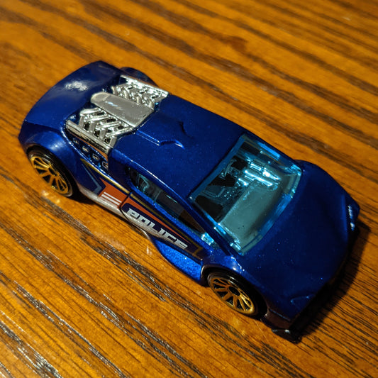 Zotic (Dark Candy Blue) - HW Metro - Hot Wheels Basic Loose (2019)