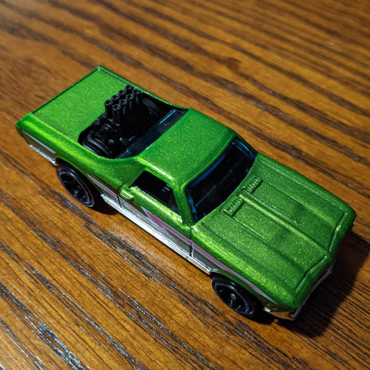 '68 El Camino (Light Green) - HW Hot Trucks - Hot Wheels Basic Loose (2019)