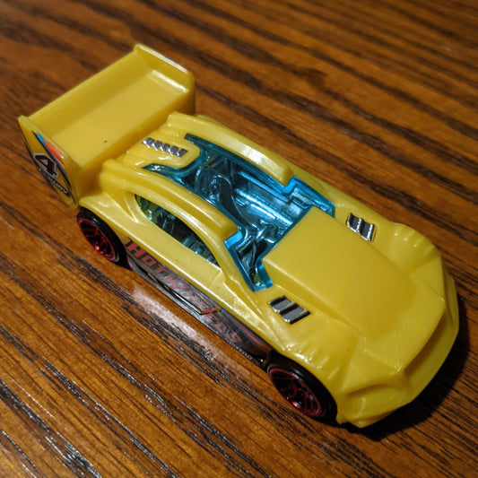 Time Tracker (Yellow) - HW Extreme Race - Hot Wheels Basic Loose (2019)