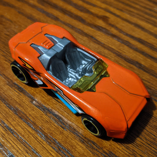 Carbonic (Orange) - Track Builder - Hot Wheels Basic Loose (2018)