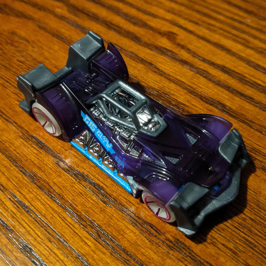 Voltage Spike (Purple) - HW Glow Wheels - Hot Wheels Basic Loose (2018)