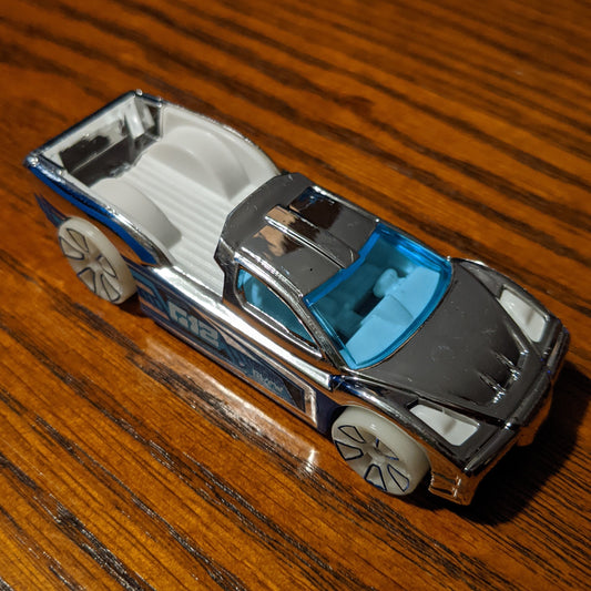 Hypertruck (Chrome) - HW Glow Wheels - Hot Wheels Basic Loose (2018)