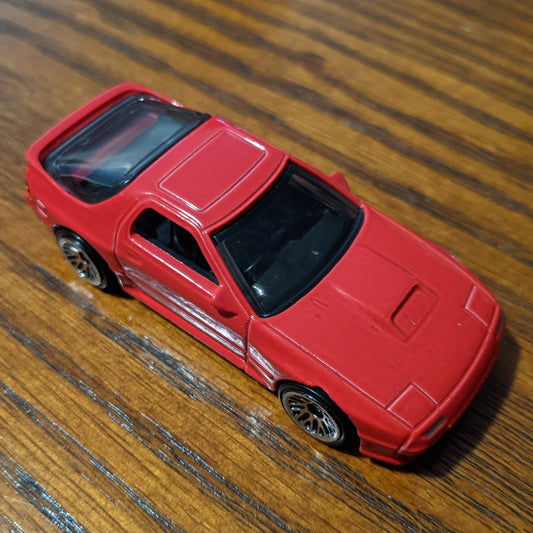 '89 Mazda Savanna RX-7 FC3S (Red) - Nightburnerz - Hot Wheels Basic Loose (2020)