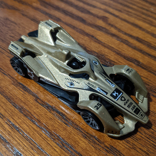 Formula E Gen 2 Car (Gold) - HW Green Speed - Hot Wheels Basic Loose (2021)