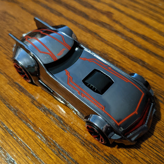 The Batman Batmobile (Chrome) - Batman - Hot Wheels Basic Loose (2021)