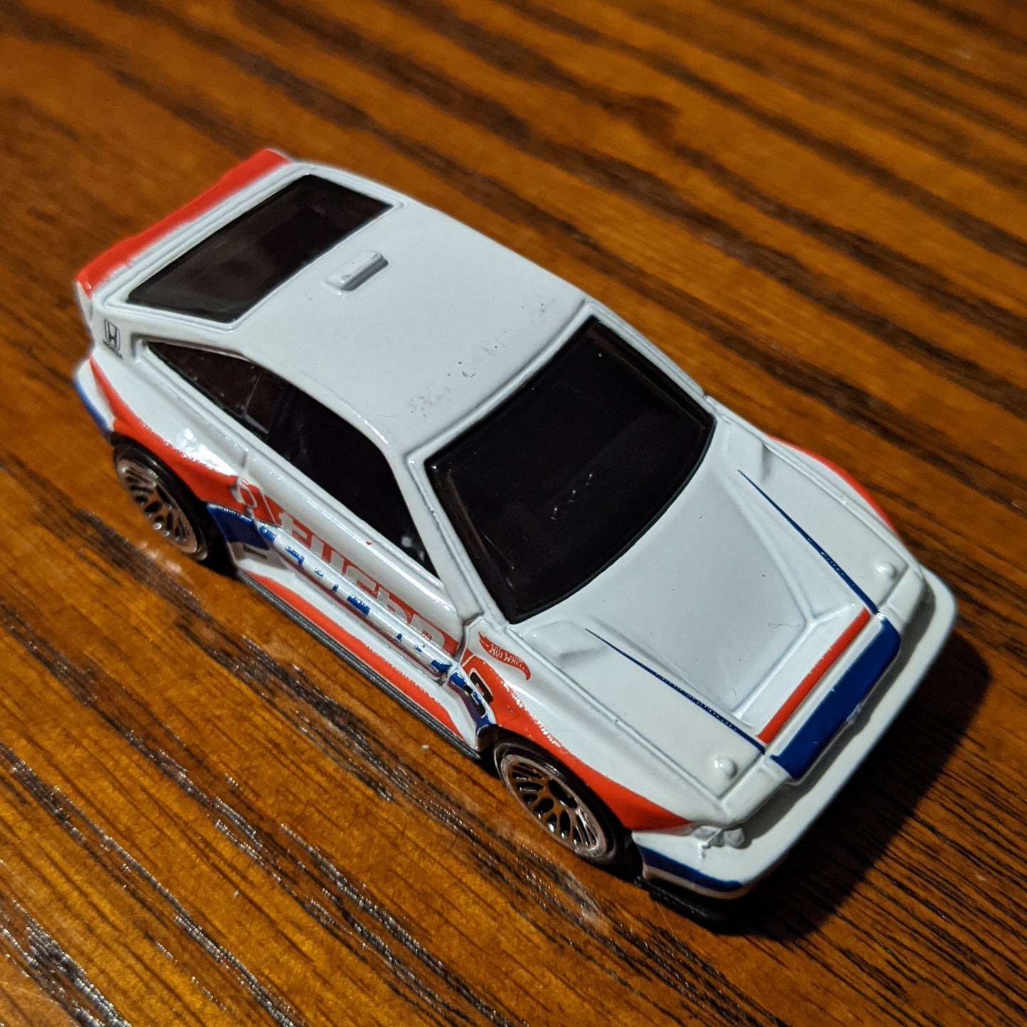 '85 Honda CR-X (White) - HW Speed Graphics - Hot Wheels Basic Loose (2021)