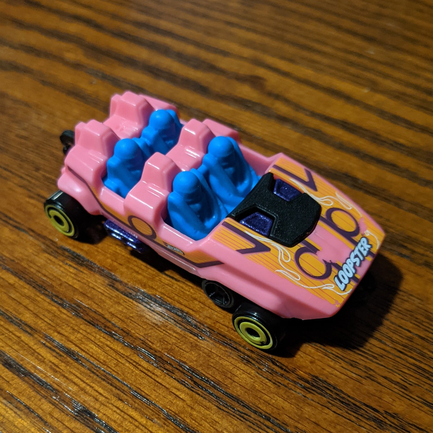Loopster (Pink Hands Down) - Experimotors - Hot Wheels Basic Loose (2021)