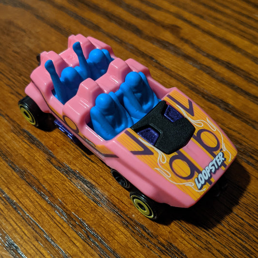 Loopster (Pink Hands Up) - Experimotors - Hot Wheels Basic Loose (2021)
