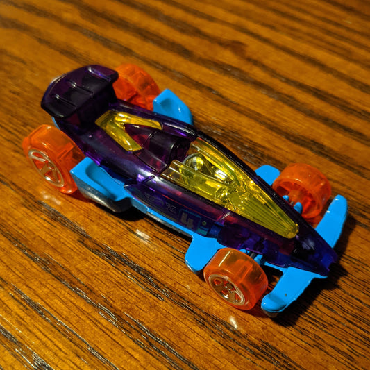 Carbide (Clear Purple) - X-Raycers - Hot Wheels Basic Loose (2019)