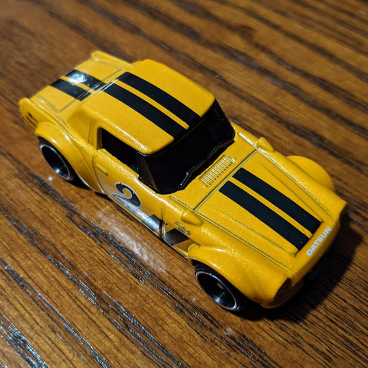 Fairlady 2000 (Metallic Yellow) - Nightburnerz - Hot Wheels Basic Loose (2019)
