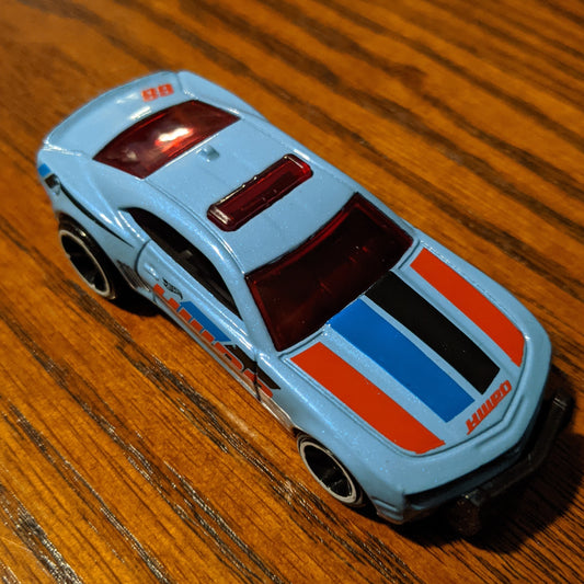 '10 Camaro SS (Light Blue) - HW Rescue - Hot Wheels Basic Loose (2019)