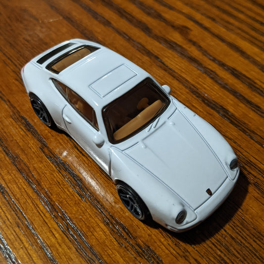 '96 Porsche Carrera (White) - Nightburnerz - Hot Wheels Basic Loose (2019)