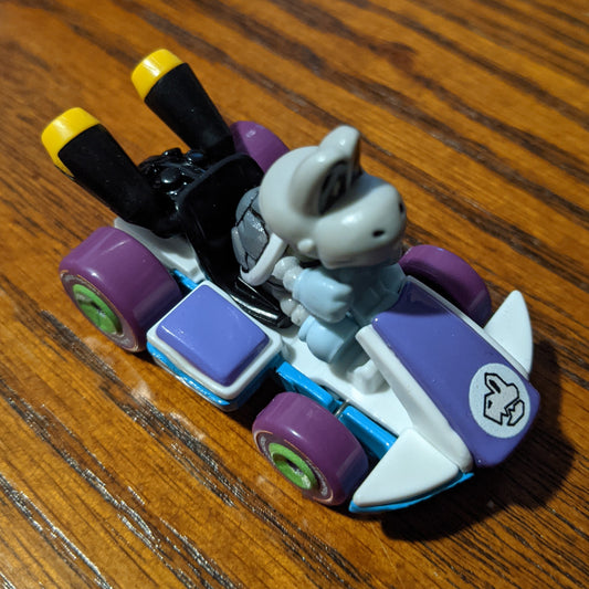 Dry Bones Standard Kart - Mario Kart Character Cars - Hot Wheels Loose (2020)
