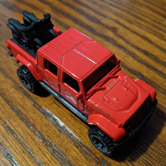 '20 Jeep Gladiator (Red) - Baja Blazers - Hot Wheels Basic Loose (2020)