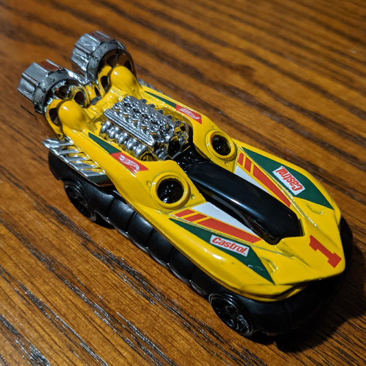 Hover Storm (Yellow) - Baja Blazers - Hot Wheels Basic Loose (2019)