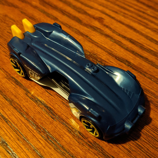 Slide Kick (Dark Blue) - Experimotors - Hot Wheels Basic Loose (2019)