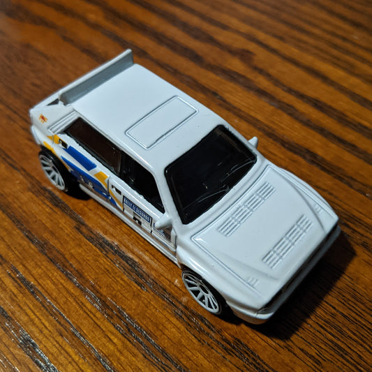 Lancia Delta Integrale (White) - Baja Blazers - Hot Wheels Basic Loose (2021)