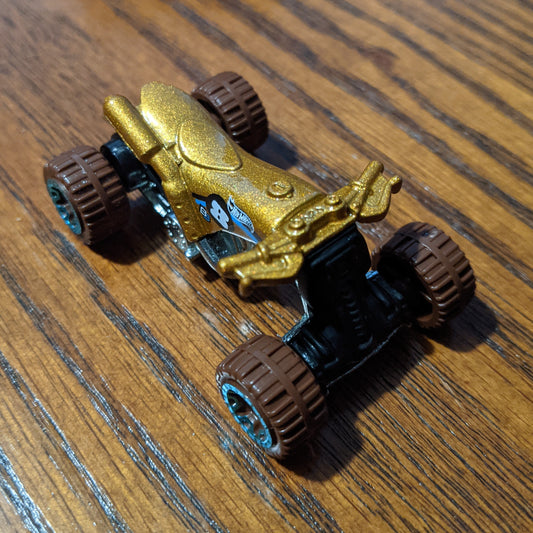Quad Rod (Metalflake Gold) - Baja Blazers - Hot Wheels Basic Loose (2021)