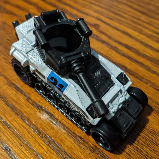 Tanknator (White) - Experimotors - Hot Wheels Basic Loose (2021)
