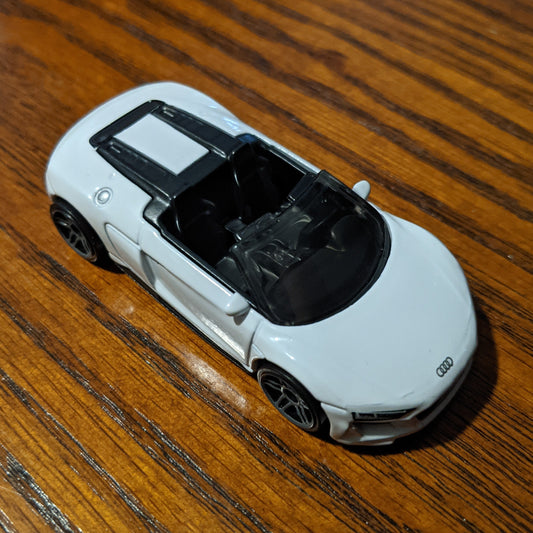 2019 Audi R8 Spyder (White) - Factory Fresh - Hot Wheels Basic Loose (2020)